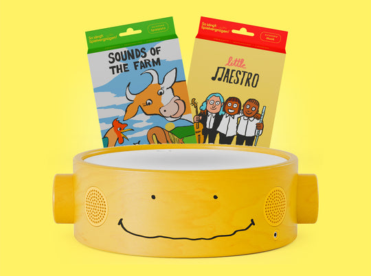 Toddler bundle: Qubitunes starter set + Sounds of the Farm + Little Maestro banner