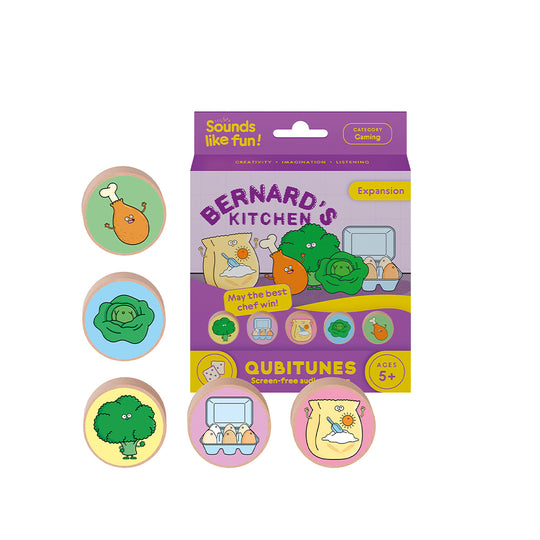 Bernard's Kitchen game expansion for Qubitunes banner