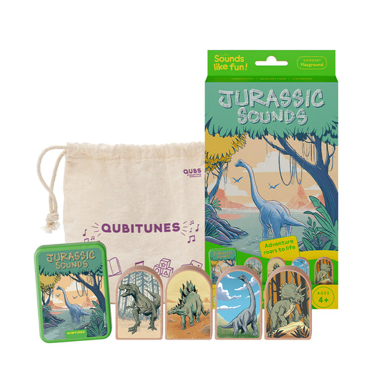Jurassic Sounds game for Qubitunes banner